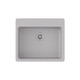 Elkay Quartz Classic 25" x 22" x 5-1/2", Single Bowl Drop-in ADA Sink with Perfect Drain, Greystone
