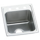 Elkay Lustertone Classic Stainless Steel 17" x 20" x 10-1/8" 3-Hole Single Bowl Drop-in Sink