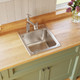 Elkay Lustertone Classic Stainless Steel 17" x 20" x 10-1/8" 3-Hole Single Bowl Drop-in Sink