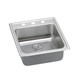 Elkay Lustertone Classic Stainless Steel 19-1/2" x 22" x 6-1/2", 0-Hole Single Bowl Drop-in ADA Sink with Perfect Drain and Quick-clip