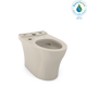 TOTO Aquia Iv Washlet+ Elongated Skirted Toilet Bowl With Cefiontect, Bone