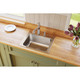 Elkay Lustertone Classic Stainless Steel 22" x 19-1/2" x 10-1/8" 2-Hole Single Bowl Drop-in Sink with Quick-clip