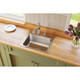 Elkay Lustertone Classic Stainless Steel 22" x 19-1/2" x 10-1/8" 4-Hole Single Bowl Drop-in Sink with Quick-clip