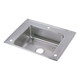 Elkay Lustertone Classic Stainless Steel 28" x 22" x 4" Single Bowl Drop-in Classroom ADA Sink