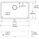 Elkay Lustertone Classic Stainless Steel, 30-1/2" x 18-1/2" x 5-3/8" Single Bowl Undermount ADA Sink