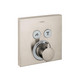Hansgrohe 15771001 PuraVida Thermostatic Trim w/Volume Control & Diverter CHROME