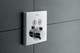 Hansgrohe 15763821 ShowerSelect Thermostatic Trim for 2 Functions, Square in Brushed Nickel
