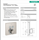 Hansgrohe 15763821 ShowerSelect Thermostatic Trim for 2 Functions, Square in Brushed Nickel