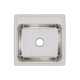 Elkay Lustertone Classic Stainless Steel 22" x 22" x 10-1/8", 0-Hole Single Bowl Drop-in Sink