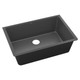 Elkay ELXRU13322CH0 Quartz Luxe 33" x 18-7/16" x 9-7/16", Single Bowl Undermount Sink, Charcoal