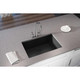 Elkay ELXRU13322CA0 Quartz Luxe 33" x 18-7/16" x 9-7/16", Single Bowl Undermount Sink, Caviar