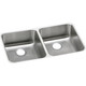 Elkay Lustertone Classic Stainless Steel 30-3/4" x 18-1/2" x 10", Equal Double Bowl Undermount Sink with Left Drain