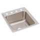 Elkay Lustertone Classic Stainless Steel 19-1/2" x 22" x 10-1/8" OS4-Hole Single Bowl Drop-in Sink