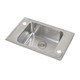 Elkay Lustertone Classic Stainless Steel 31"x19-1/2"x5-1/2", 2-Hole Single Bowl Drop-in Classroom ADA Sink w/ Perfect Drain Grid