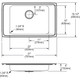 Elkay Lustertone Classic Stainless Steel 31" x 19-1/2" x 4" 2-Hole Single Bowl Drop-in Classroom ADA Sink