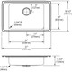 Elkay Lustertone Classic Stainless Steel 31" x 19-1/2" x 5-1/2", 2FRM-Hole Single Bowl Drop-in Classroom ADA Sink