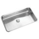 Elkay Lustertone Classic Stainless Steel, 30-1/2" x 18-1/2" x 4-3/8", Single Bowl Undermount ADA Sink w/Perfect Drain