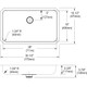 Elkay Lustertone Classic Stainless Steel, 30-1/2" x 18-1/2" x 4-3/8", Single Bowl Undermount ADA Sink w/Perfect Drain