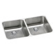 Elkay Lustertone Classic Stainless Steel 30-3/4" x 18-1/2" x 7-7/8", Double Bowl Undermount Sink w/ Perfect Drain