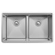 Elkay Crosstown 18 Gauge Workstation Stainless Steel 31-1/2" x 18-1/2" x 9" Equal Double Bowl Sink Kit with Aqua Divide