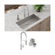 Elkay Crosstown 18 Gauge Stainless Steel 36-1/2" x 18-1/2" x 9" Single Bowl Undermount Sink & Faucet Kit with Drain