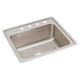 Elkay Lustertone Classic Stainless Steel 25" x 22" x 10-3/8" 4-Hole Single Bowl Drop-in Sink