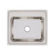 Elkay Lustertone Classic Stainless Steel 25" x 22" x 10-3/8", 0-Hole Single Bowl Drop-in Sink with Quick-clip