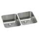 Elkay Lustertone Classic Stainless Steel 30-3/4" x 18-1/2" x 10", Double Bowl Undermount Sink with Perfect Drain