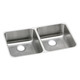 Elkay Lustertone Classic Stainless Steel, 30-3/4" x 18-1/2" x 4-7/8" Equal Double Bowl Undermount ADA Sink