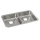 Elkay Lustertone Classic Stainless Steel, 30-3/4" x 18-1/2" x 5-3/8" Equal Double Bowl Undermount ADA Sink