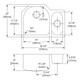 Elkay Lustertone Classic Stainless Steel 26-3/4" x 20" x 10" Offset 70/30 Double Bowl Undermount Sink