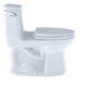 TOTO MS854114E#01 Eco UltraMax One-Piece Elongated 1.28 GPF Toilet: Cotton White
