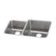 Elkay Lustertone Classic Stainless Steel 30-3/4" x 21" x 9-7/8", Offset 40/60 Double Bowl Undermount Sink