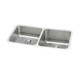 Elkay Lustertone Classic Stainless Steel 30-3/4" x 18-1/2" x 10" Equal Double Bowl Undermount Sink with Left Perfect Drain