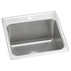 Elkay Lustertone Classic Stainless Steel 22" x 22" x 12-1/8" 1-Hole Single Bowl Drop-in Sink