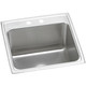 Elkay Lustertone Classic Stainless Steel 22" x 22" x 12-1/8" 2-Hole Single Bowl Drop-in Sink