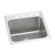 Elkay Lustertone Classic Stainless Steel 22" x 22" x 12-1/8" 4-Hole Single Bowl Drop-in Sink