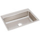 Elkay Lustertone Classic Stainless Steel 31" x 22" x 7-5/8", 0-Hole Single Bowl Drop-in Sink