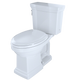 TOTO Promenade II 1G Two-Piece Elongated 1 GPF Universal Height Toilet with CeFiONtect - Colonial White - CST404CUFG#11