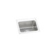 Elkay Lustertone Classic Stainless Steel 25" x 22" x 10-3/8" 1-Hole Single Bowl Drop-in Sink with Perfect Drain