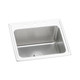 Elkay Lustertone Classic Stainless Steel 25" x 22" x 10-3/8" 3-Hole Single Bowl Drop-in Sink with Perfect Drain