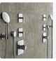 AXOR 34714001 Citterio M Thermostatic Trim HighFlow in Chrome