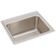 Elkay Lustertone Classic Stainless Steel 25" x 22" x 12-1/8", 0-Hole Single Bowl Drop-in Sink with Quick-clip