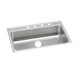 Elkay Lustertone Classic Stainless Steel 31" x 22" x 4", 0-Hole Single Bowl Drop-in ADA Sink