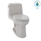 Toto Eco UltraMax One Piece Elongated Toilet 1.28 GPF with SS114 SoftClose Seat in Sedona Beige