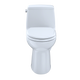 Toto Eco UltraMax One Piece Elongated Toilet 1.28 GPF with SS114 SoftClose Seat in Sedona Beige