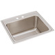 Elkay Lustertone Classic Stainless Steel 25" x 22" x 12-1/8" 2-Hole Single Bowl Drop-in Sink