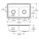 Elkay Lustertone Classic Stainless Steel 29" x 18" x 7-5/8", 5-Hole Equal Double Bowl Drop-in Sink
