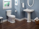 Toto Promenade II 1G Two Piece Elongated Universal Height Toilet with CEFIONTECT 1.0 GPF Less Seat in Sedona Beige