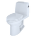 TOTO Eco UltraMax One-Piece Elongated 1.28 GPF ADA Compliant Toilet with Right-Hand Trip Lever, Cotton White - MS854114ELR#01